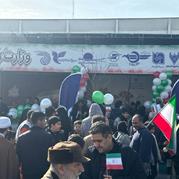 حضور "هما" در غرفه وزارت راه وشهر سازی در راهپیمایی ۲۲ بهمن ۱۴۰۲| گزارش تصویری